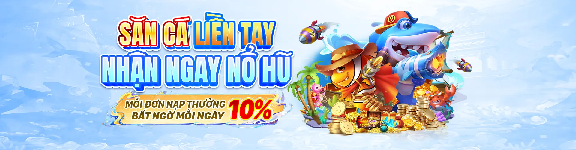 Thế giới bắn cá 5699bet đầy màu sắc với kho báu dưới đại dương